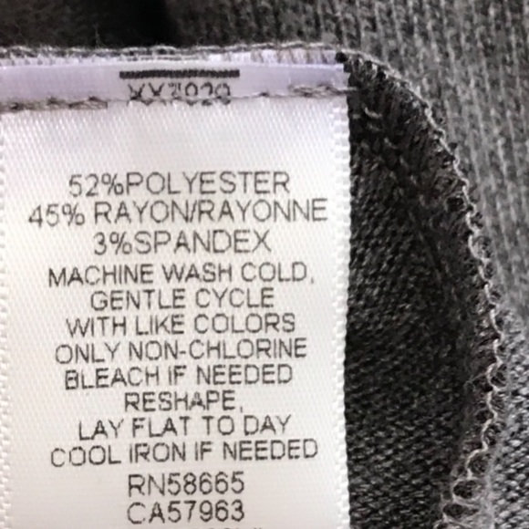 Leith long sleeve open front cardigan large grey - Picture 5 of 5